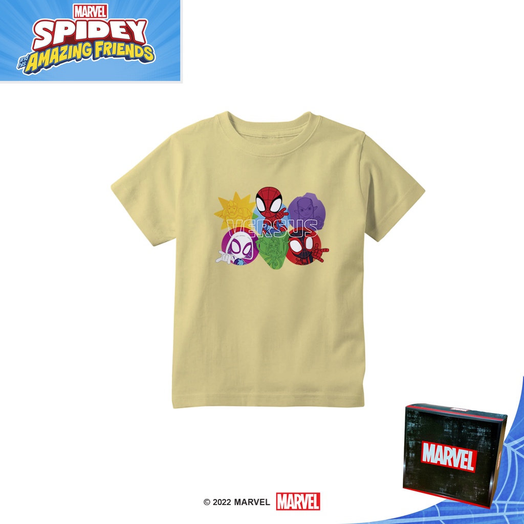 Superhero Spiderman Children's T-Shirt Spidey &amp; His Amazing Friends MSP450