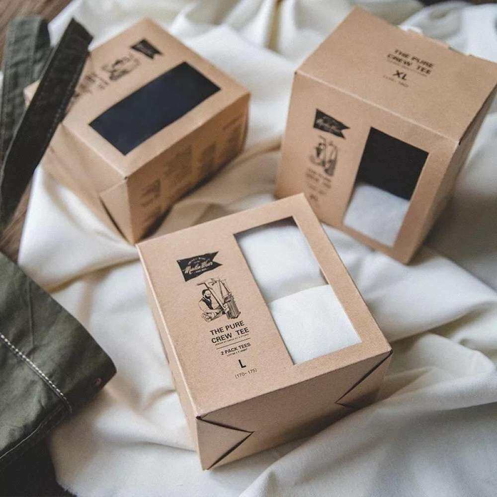 Maden 220g cotton short-sleeved t-shirt solid color round neck shirt