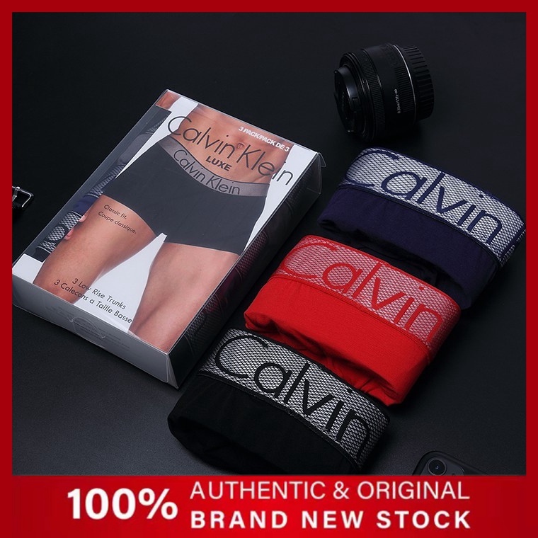 Products in stock Men's Briefs (1 pack 3 pieces + box) 100% breathable fabric absorb sweat